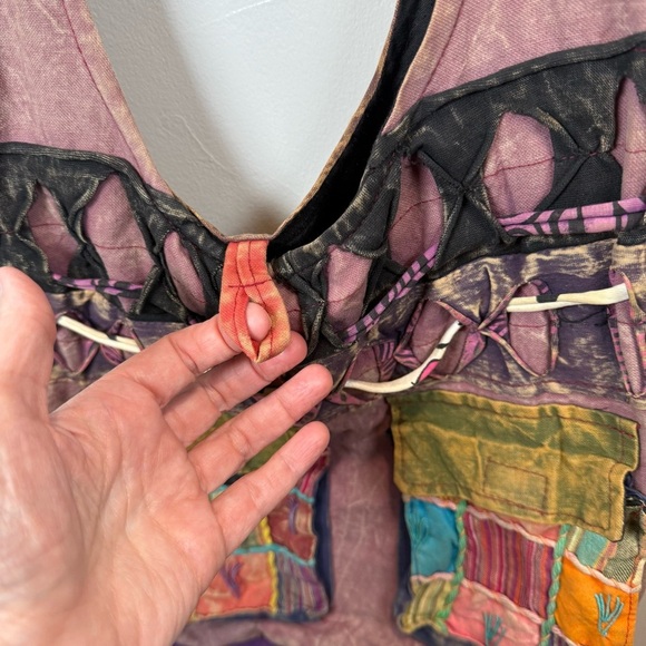 Patchwork Purse Fabric Bohemian Bag - Picture 6 of 16